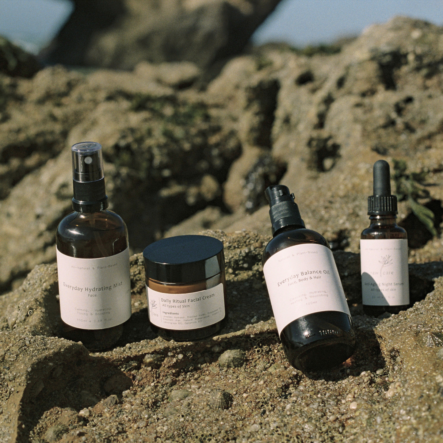 Facial Care Ritual Set — Cleanse, Hydrate, Nourish & Protect