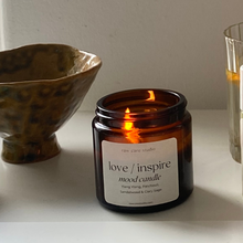 Load image into Gallery viewer, Love / Inspire Mood Candle - Ylang-Ylang, Patchouli, Sandalwood &amp; Clary Sage
