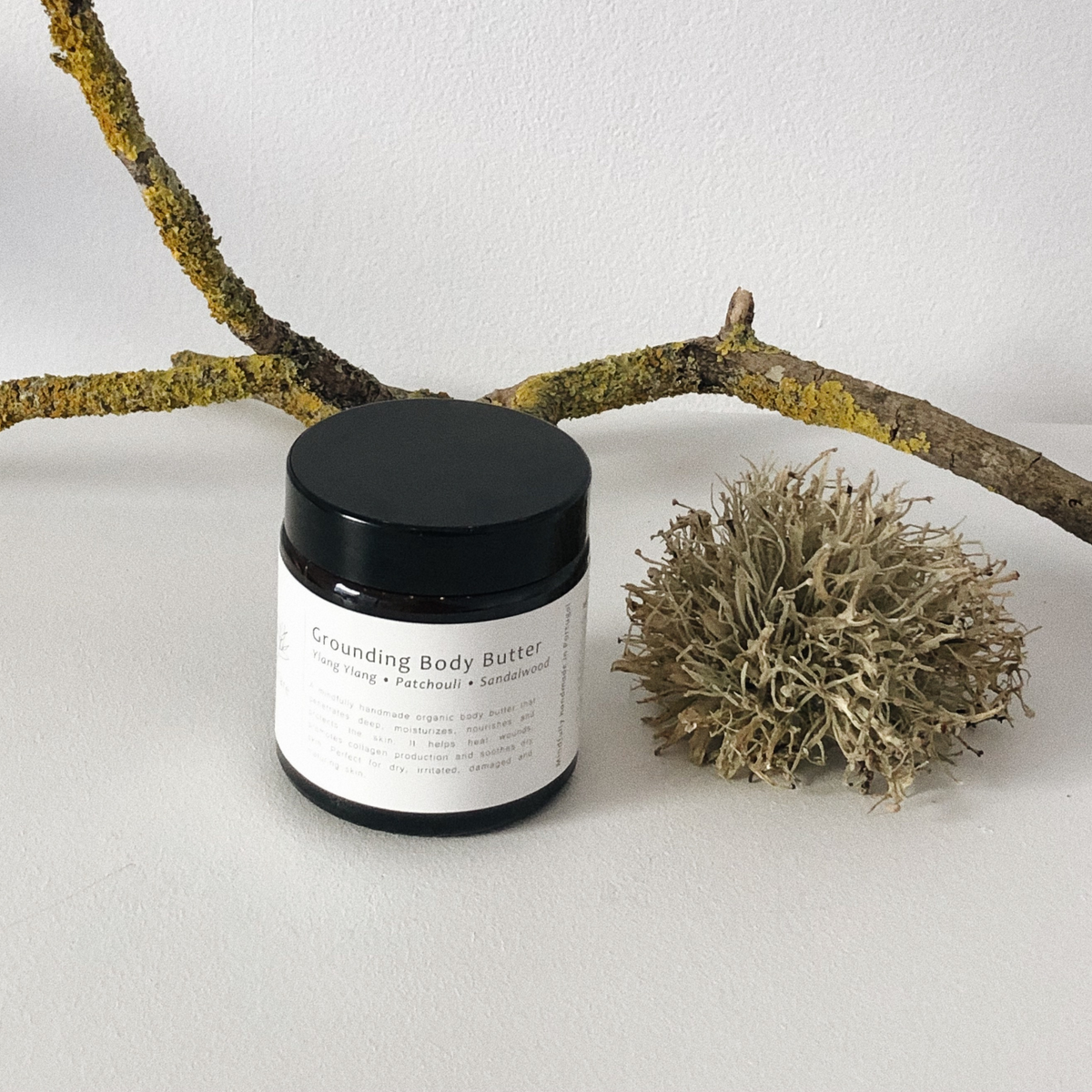 Grounding Body Butter Ylang Ylang, Patchouli & Sandalwood rawcarestudio